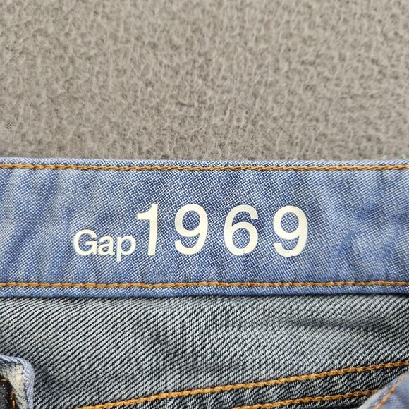 GAP 1969 Women 29/8 Blue Dark Wash Low Rise Always Skinny Stretch Denim Jeans - Picture 6 of 13